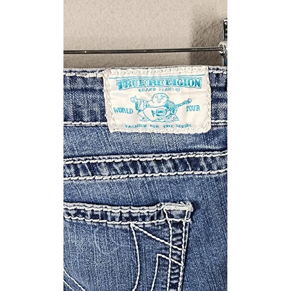 Vintage True Religion Jeans Mens Ricky Big QT Straight Leg Cut Made in‎ USA Y2K